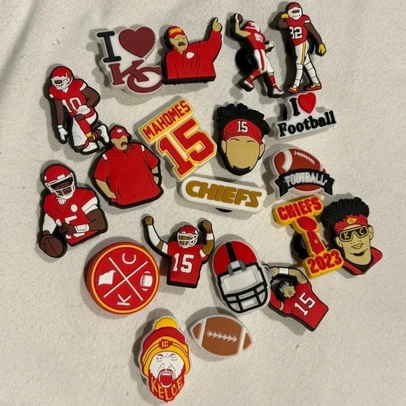 Kansas City Chiefs Croc Charms - Picture 2 of 5
